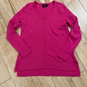 Reitmans Women's Pink V-Neck Sweater